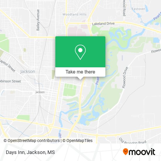 Days Inn map