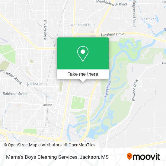 Mama's Boys Cleaning Services map