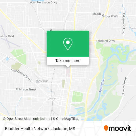Bladder Health Network map