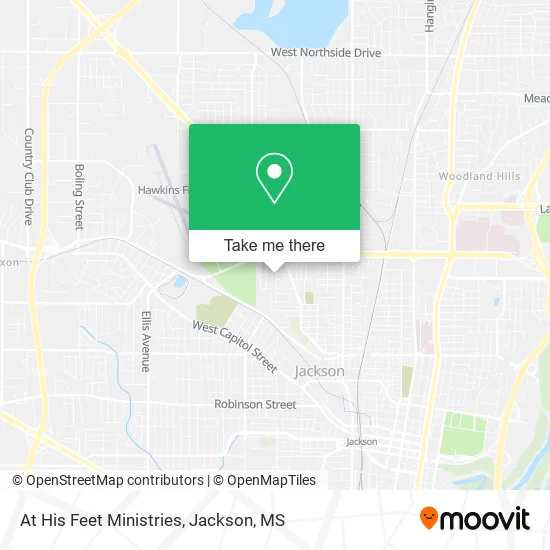 At His Feet Ministries map