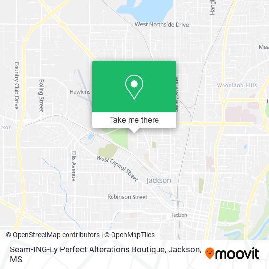 Mapa de Seam-ING-Ly Perfect Alterations Boutique