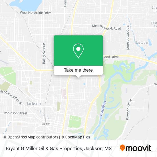 Bryant G Miller Oil & Gas Properties map