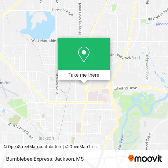 Bumblebee Express map