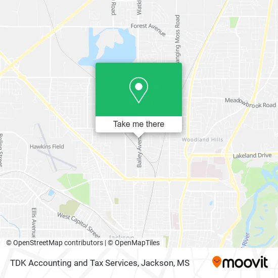 TDK Accounting and Tax Services map