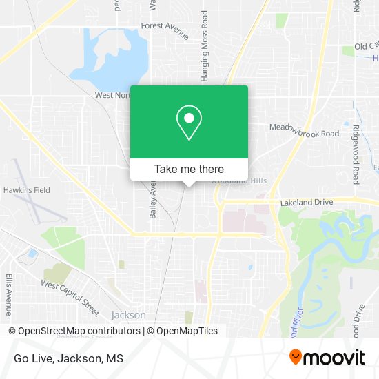 Go Live map