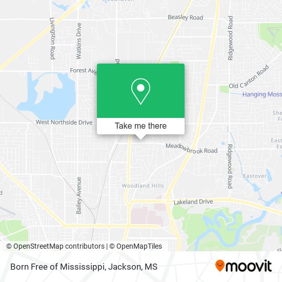 Born Free of Mississippi map