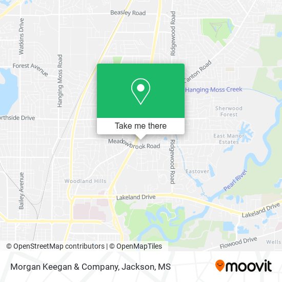 Morgan Keegan & Company map