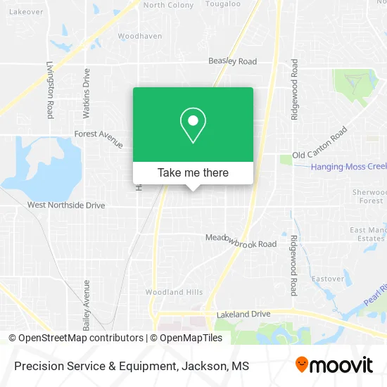 Precision Service & Equipment map