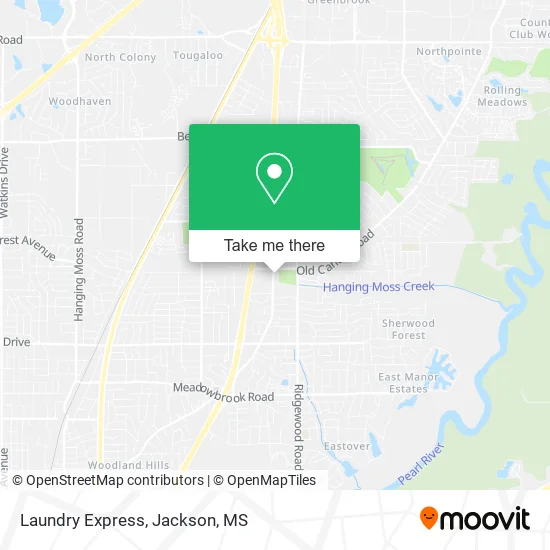 Laundry Express map