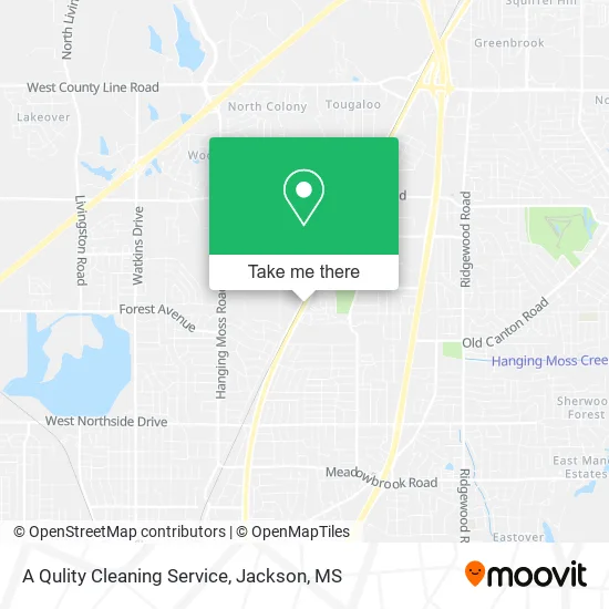 A Qulity Cleaning Service map