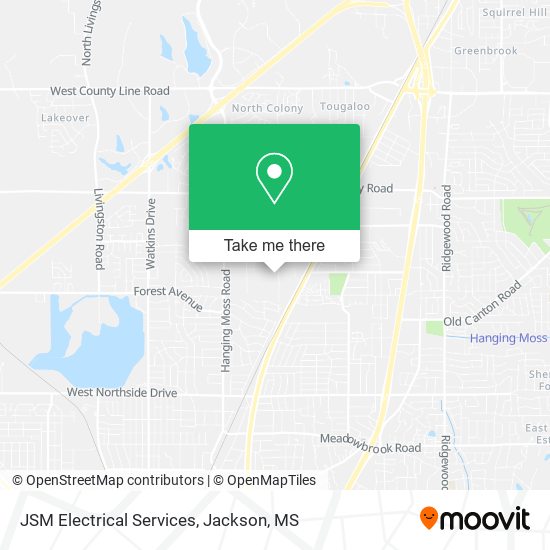 JSM Electrical Services map