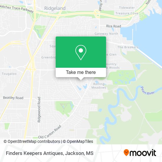 Mapa de Finders Keepers Antiques