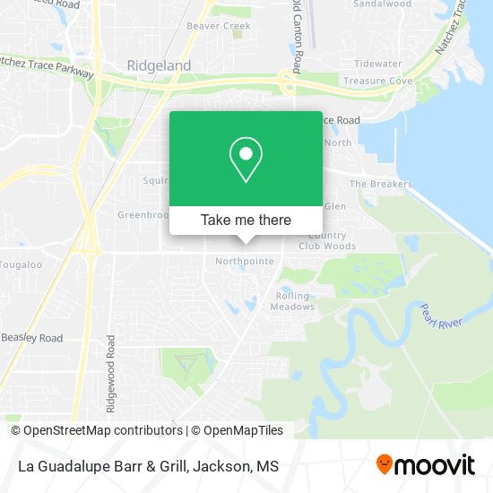 La Guadalupe Barr & Grill map