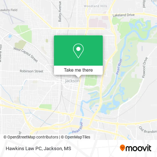 Hawkins Law PC map