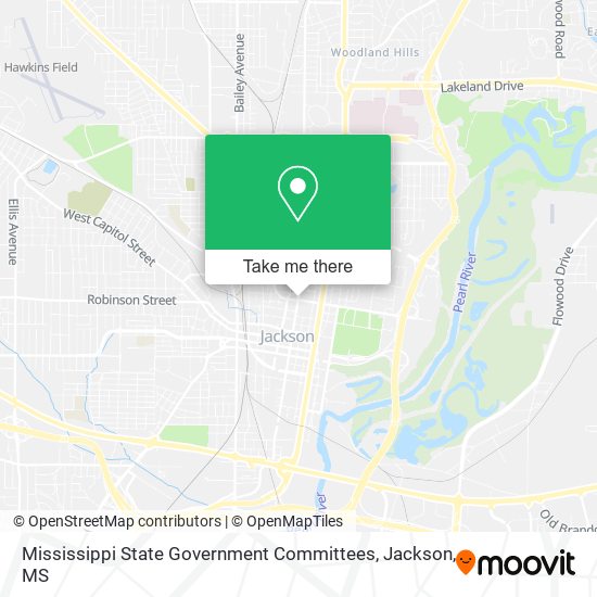 Mapa de Mississippi State Government Committees