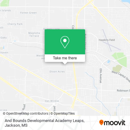 And Bounds Developmental Academy Leaps map