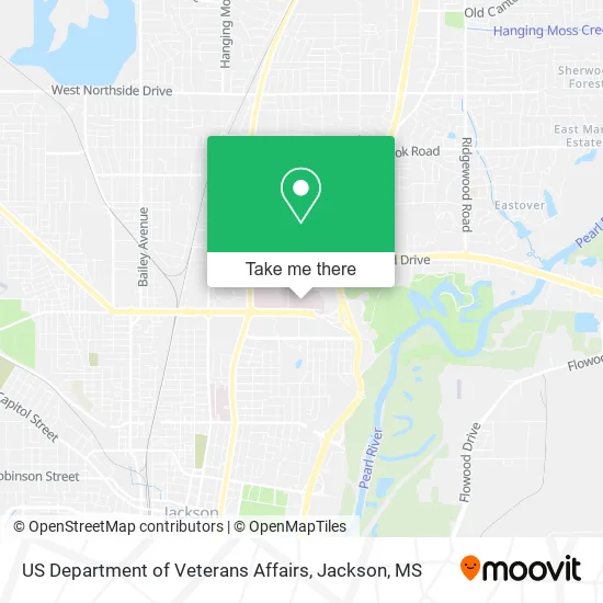 US Department of Veterans Affairs map