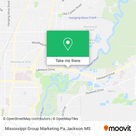 Mississippi Group Marketing Pa map