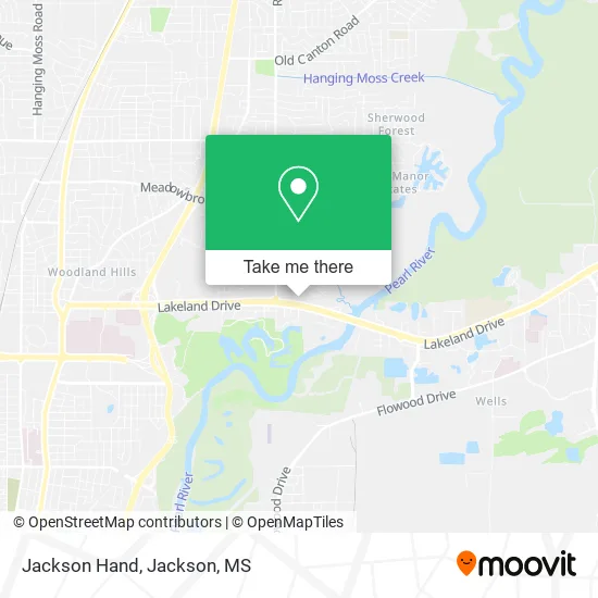 Jackson Hand map