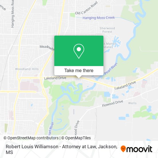 Robert Louis Williamson - Attorney at Law map