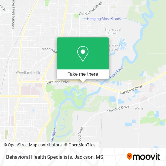 Behavioral Health Specialists map