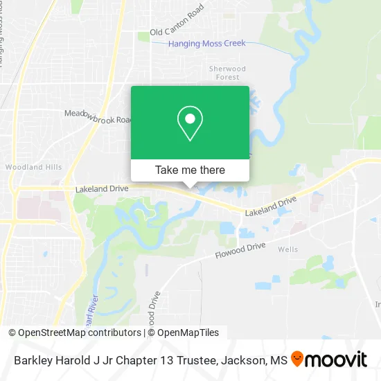 Barkley Harold J Jr Chapter 13 Trustee map