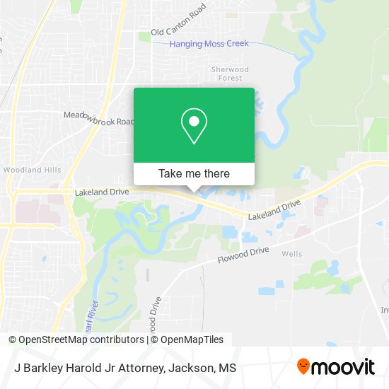 J Barkley Harold Jr Attorney map