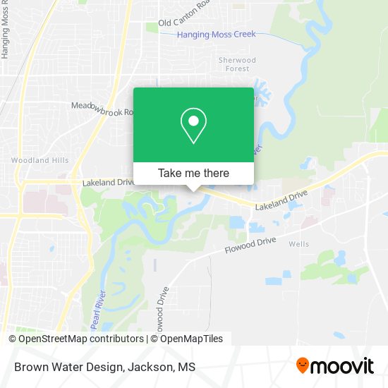 Brown Water Design map