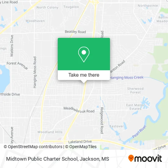 Midtown Public Charter School map