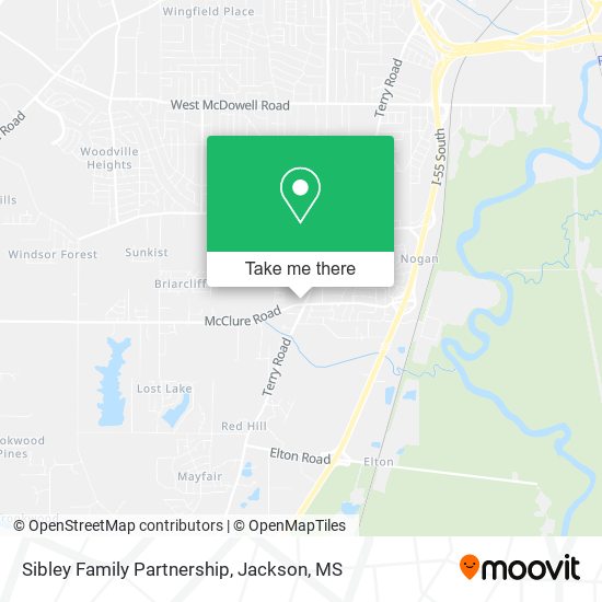 Sibley Family Partnership map