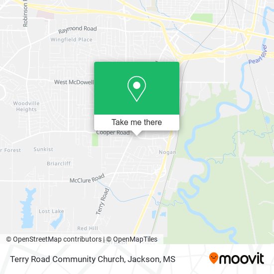 Terry Road Community Church map