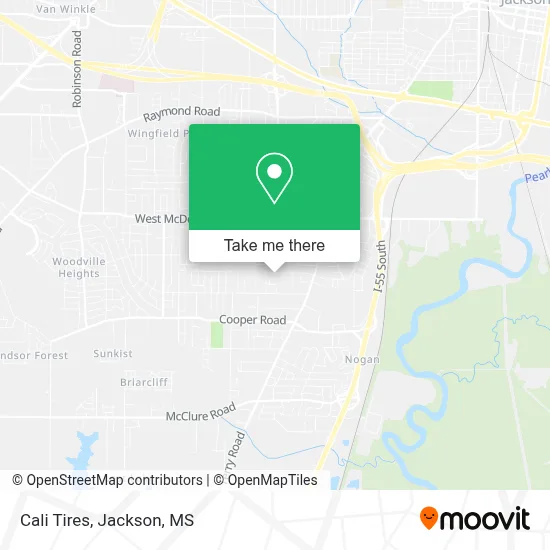 Cali Tires map