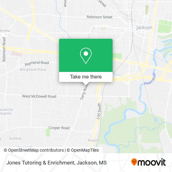 Jones Tutoring & Enrichment map