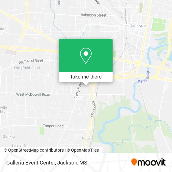 Galleria Event Center map