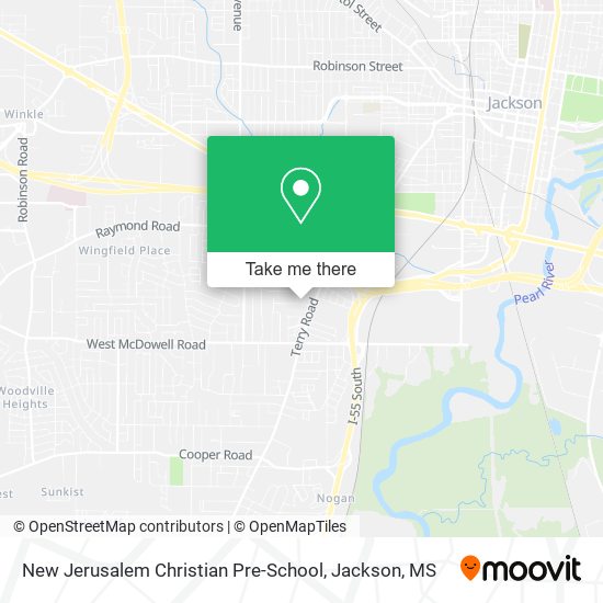 Mapa de New Jerusalem Christian Pre-School