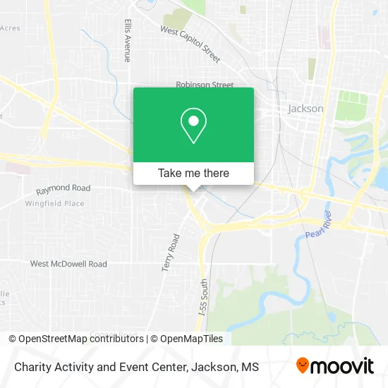 Charity Activity and Event Center map