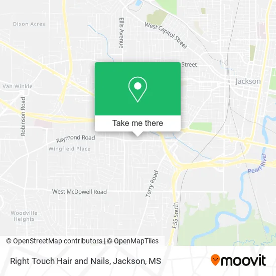 Right Touch Hair and Nails map