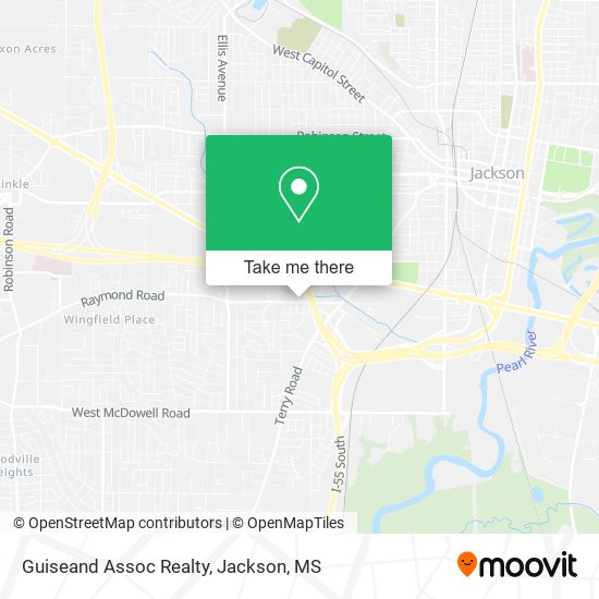 Guiseand Assoc Realty map