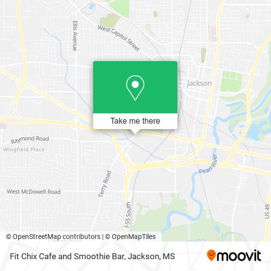 Mapa de Fit Chix Cafe and Smoothie Bar