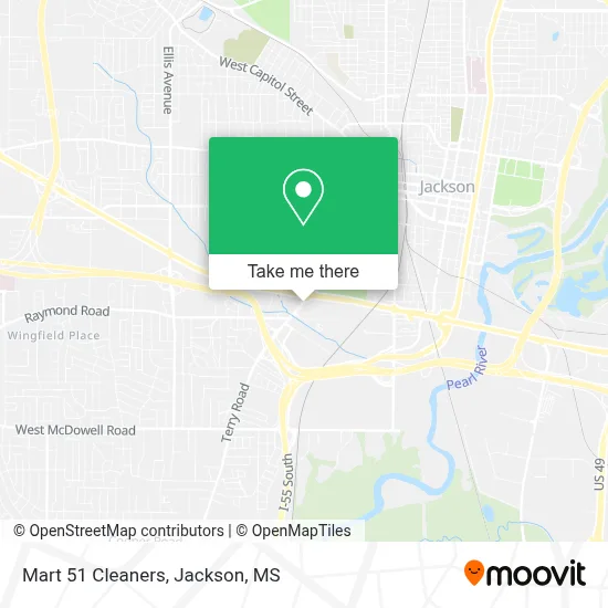 Mart 51 Cleaners map