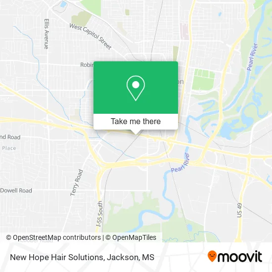 New Hope Hair Solutions map