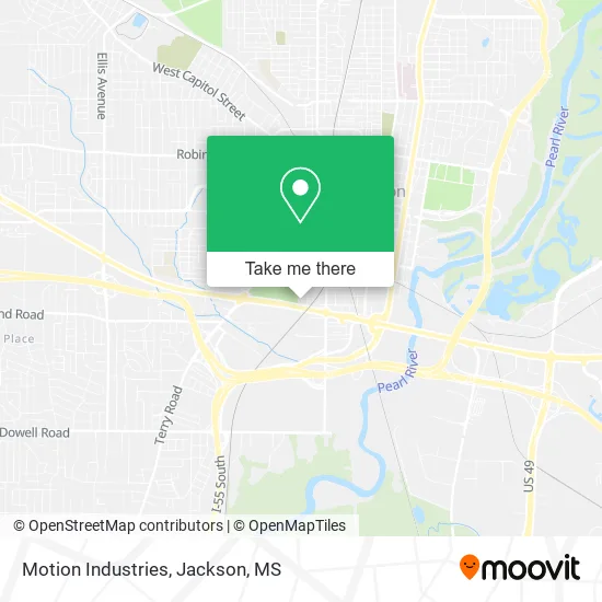 Motion Industries map