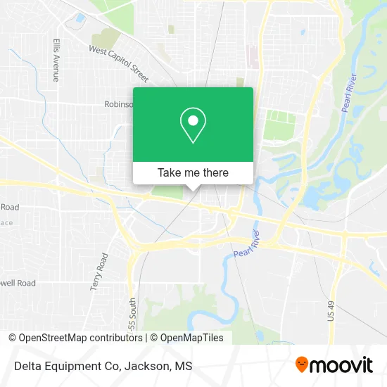 Delta Equipment Co map