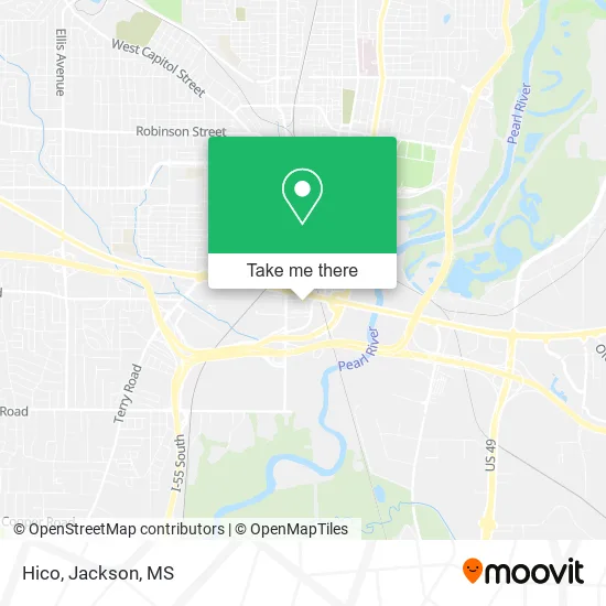 Hico map