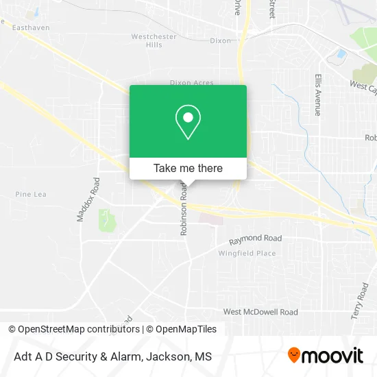 Adt A D Security & Alarm map
