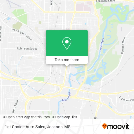 1st Choice Auto Sales map