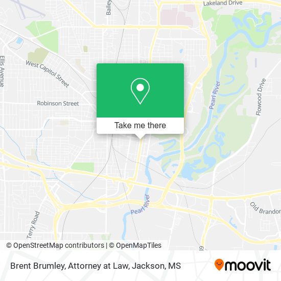 Brent Brumley, Attorney at Law map