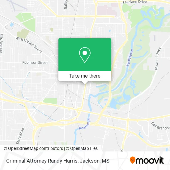 Mapa de Criminal Attorney Randy Harris