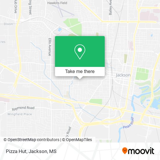 Pizza Hut map