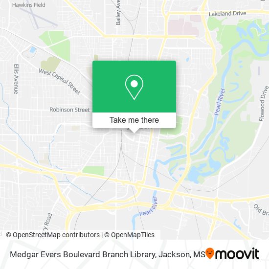 Mapa de Medgar Evers Boulevard Branch Library